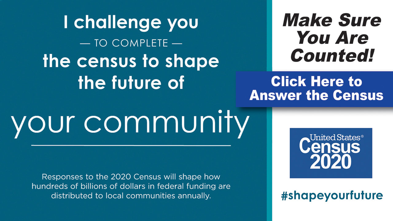 Remember to complete the 2020 Census at Home