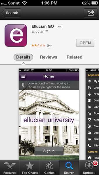 IVC Ellucian GO App Screenshot 02